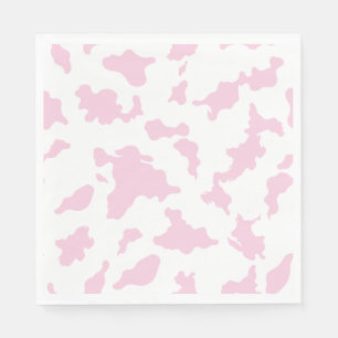 Serviette En Papier Papier à imprimer de vache rose Naples