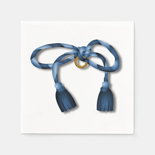 Serviette En Papier Papier à noeud de ruban (Devant)