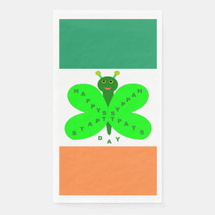 Serviette En Papier Papier à papillon de la Saint Patrick