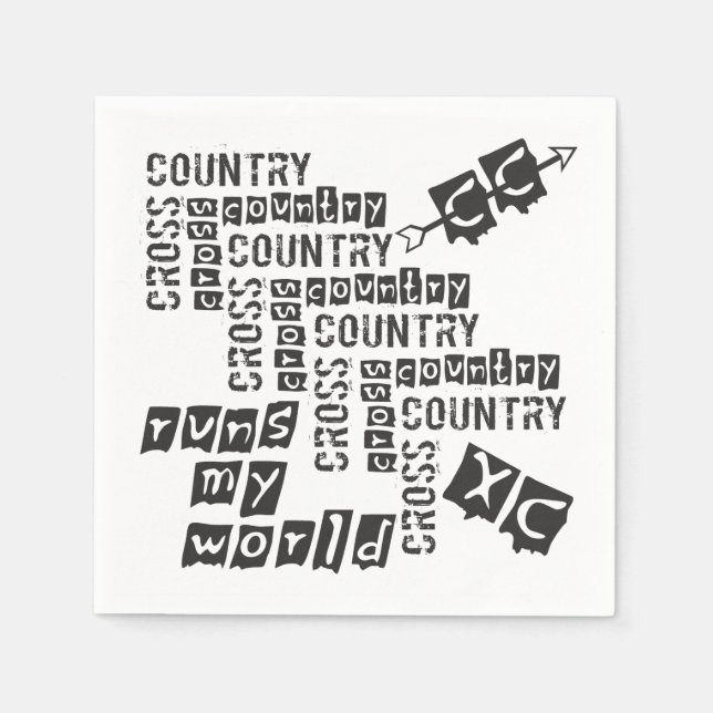 Serviette En Papier Papier à rouleaux XC Cross Country (Devant)