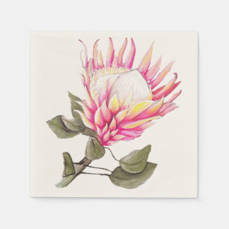 Serviette En Papier Papier à serviette avec King Protea