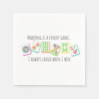 Serviette En Papier Papier à thème Mahjong Napkin