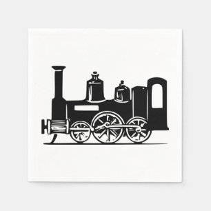 Serviette En Papier Papier à vapeur Locomotive
