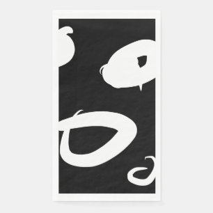 Serviette En Papier Papier abstrait moderne Napkin