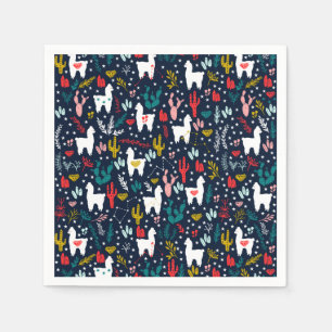 Serviette En Papier Papier Alpaca Napkin