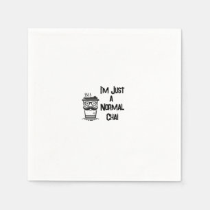 Serviette En Papier Papier amusant Napkin avec mustache café/tasse de