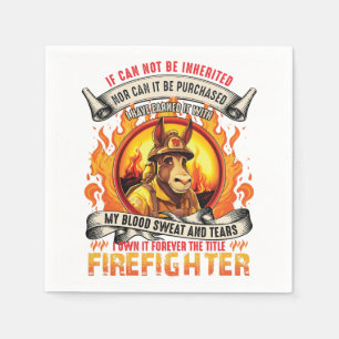 Serviette En Papier Papier âne pompier Napkin