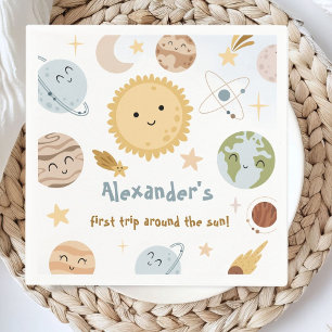 Serviette En Papier Papier Anniversaire Premier Voyage Anniversaire Es