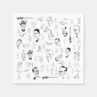 Serviette En Papier Papier avec graphisme Art Hofmann