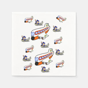Serviette En Papier Papier avion Napkin