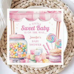 Serviette En Papier Papier Baby shower Candyland Napkin