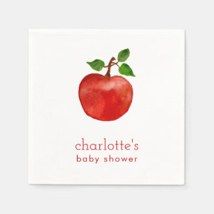 Serviette En Papier Papier Baby shower de pomme de chute