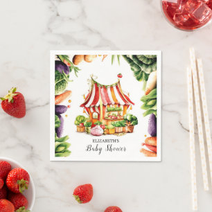 Serviette En Papier Papier Baby shower Farmer sur mesure