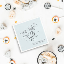 Papier Baby shower Halloween pour bébé unique