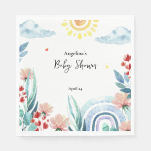Serviette En Papier Papier baby shower Napkin avec design.