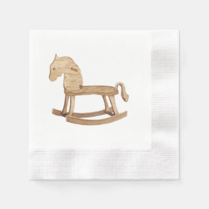 Serviette En Papier Papier Baby shower Vintage Napkin