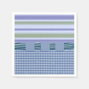 Serviette En Papier Papier bleu serviettes