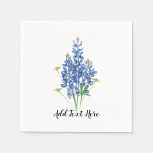Serviette En Papier Papier Bluebonnets