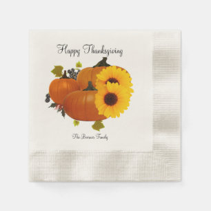 Serviette En Papier Papier bon thanksgiving
