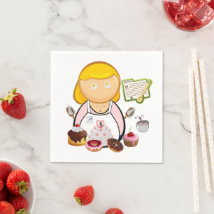Serviette En Papier Papier, Boulangerie Bake Cakes Oeufs