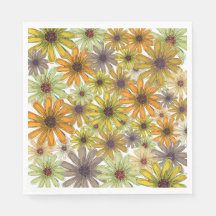 Papier Bouquet d'automne Napkin