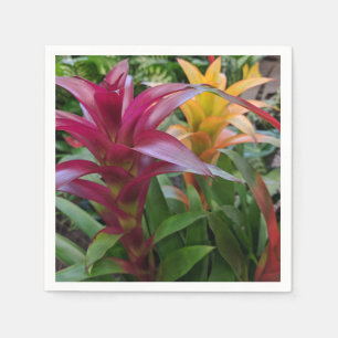 Serviette En Papier Papier bromeliade Napkin