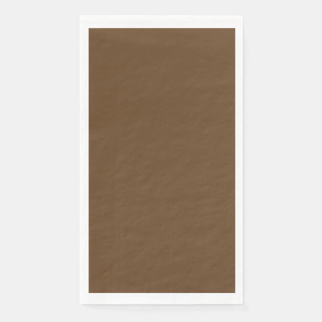 Serviette En Papier Papier Brown foncé (Devant)