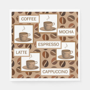 Serviette En Papier Papier café