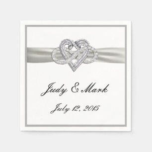 Serviette En Papier Papier Cardiaque Infinity Personnalisé