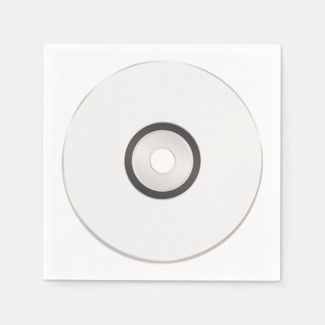 Serviette En Papier Papier CD vierge (Devant)