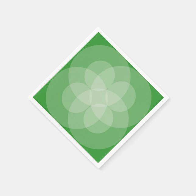 Serviette En Papier Papier - Cercles d'intersection (Coin)