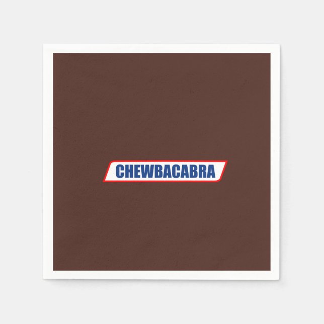Serviette En Papier Papier CHEWBACABRA serviettes (Devant)