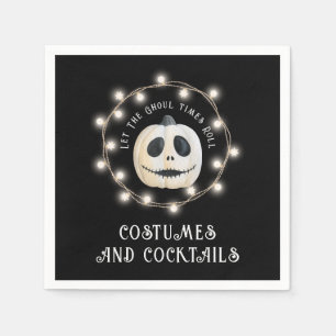 Serviette En Papier Papier Citrouille Ghoulish Halloween Party Napkin