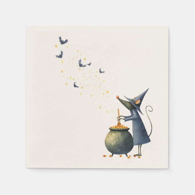 Serviette En Papier Papier clair - Assistant Souris (Devant)