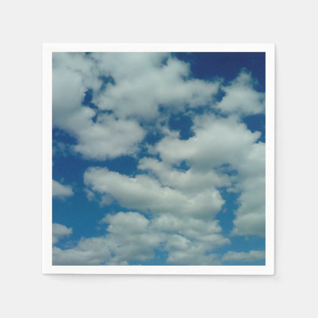 Serviette En Papier Papier Cloud Napkin (Devant)