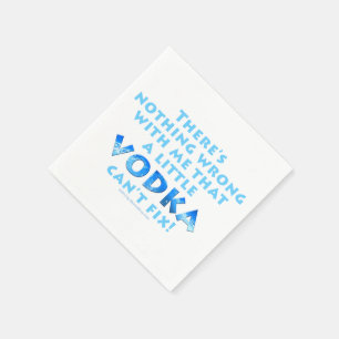SERVIETTE EN PAPIER PAPIER COCKTAIL NAPKINS - HUMOUR VODKA
