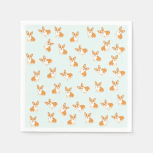 Serviette En Papier Papier Corgi mûr