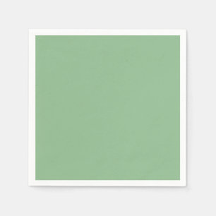 Serviette En Papier Papier couleur uni vert foncé