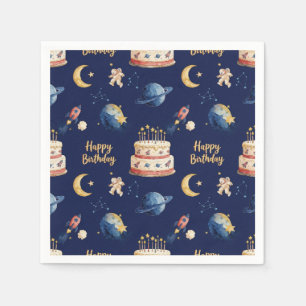 Serviette En Papier Papier d'anniversaire pour enfants d'aventure spat