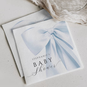 Serviette En Papier Papier de Baby shower à caisson bleu