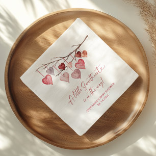 Serviette En Papier Papier de Baby shower Little Sweetheart Valentines