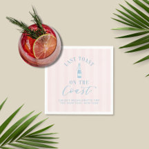 Papier de Bachelorette moderne côtier serviettes