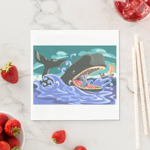 Serviette En Papier Papier de baleine biblique serviettes