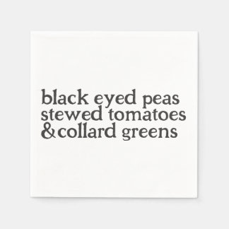 Serviette En Papier Papier de bonne chance Napkin