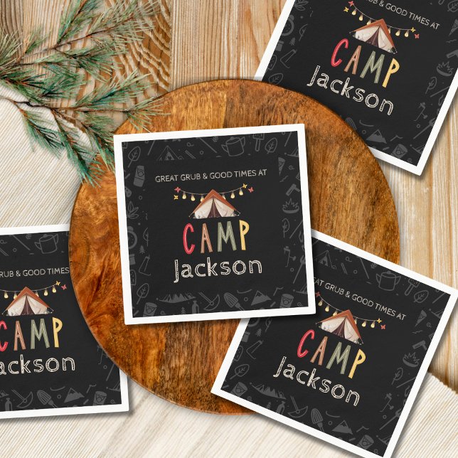 Serviette En Papier Papier de camp de camping (Créateur téléchargé)