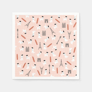 Serviette En Papier Papier de caniche français