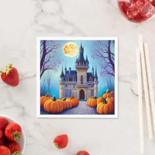 Serviette En Papier Papier de château Citrouille moon Harvest