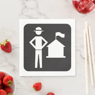 Serviette En Papier Papier de chef de scouts