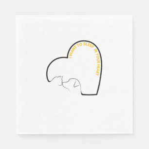 Serviette En Papier Papier de chien et de chat