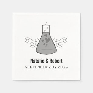 Serviette En Papier Papier de chimie gris-doux